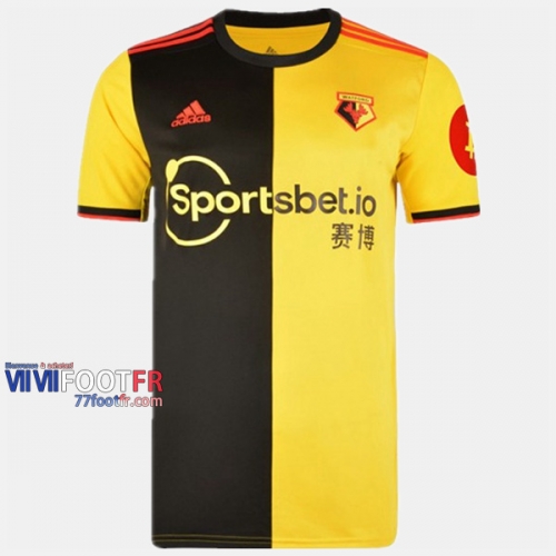 Nouveau Flocage Maillot De Foot Watford Homme Domicile 2019-2020 Personnalise :77Footfr