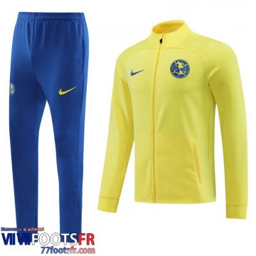 Veste Foot Club America jaune Homme 2023 2024 JK688