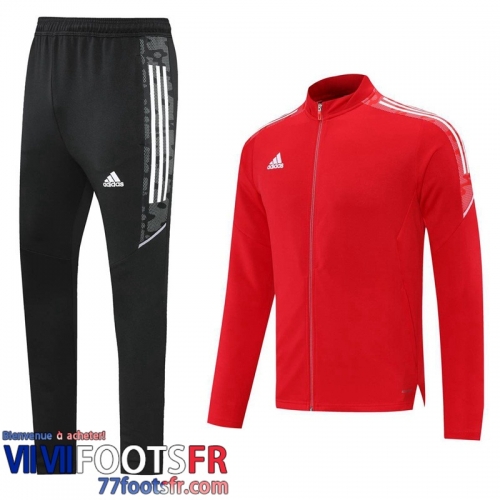 Veste Foot Sport rouge Homme 2022 2023 JK352