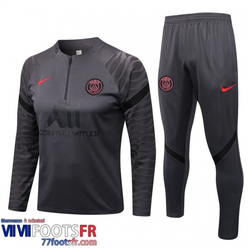 Survetement de Foot PSG Paris gris foncé Homme 2022 2023 TG440