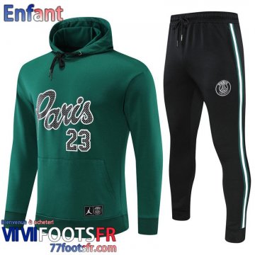 Sweatshirt Foot PSG vert Enfant 2022 2023 TK268