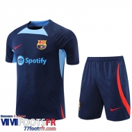 Survetement T Shirt Barcelone bleu marine Homme 2022 2023 TG684
