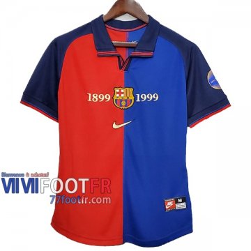 77footfr Retro Maillot de foot FC Barcelone Version 100e Anniversaire