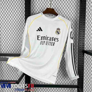 Maillot De Foot Real Madrid Domicile Homme Manche Longue 25 26