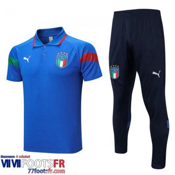 Polo foot Italie bleu Homme 2022 2023 PL630