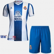 Ensemble Maillot Rcd Espanyol Enfant Domicile 2019-2020 Personnalise :77Footfr