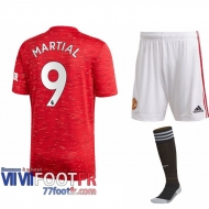Maillot de foot Manchester United Anthony Martial #9 Domicile Enfant 2020 2021