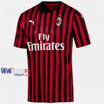 Nouveau Flocage Maillot De Foot Milan AC Homme Domicile 2019-2020 Personnalisé :77Footfr