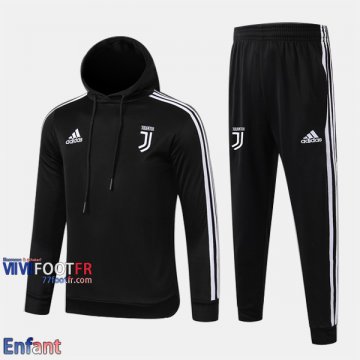 Promo: Ensemble Sweat A Capuche Survetement Juventus Enfant Noir 2019/2020 Nouveau