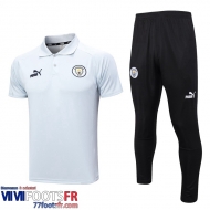 Polo foot Manchester City Blanc Homme 2023 2024 PL640