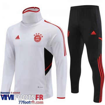 Survetement de Foot Bayern Munich Blanc Homme 2022 2023 TG505