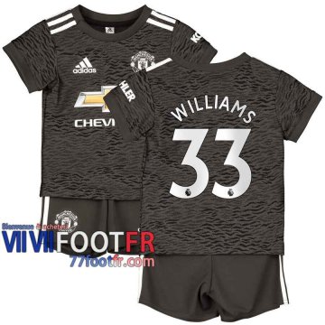 77footfr Manchester United Maillot de foot Williams 33 Exterieur Enfant 20-21