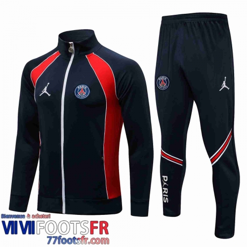 Veste Foot PSG Paris bleu Noir Homme 21 22 JK204