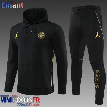 Sweatshirt Foot PSG noir Enfant 2023 2024 TK589