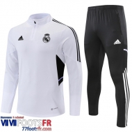 Survetement de Foot Real Madrid Blanc Homme 2022 2023 TG431
