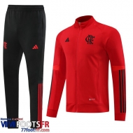 Veste Foot Flamengo rouge Homme 2022 2023 JK680