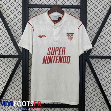 Retro Maillot De Foot Sevilla Domicile Homme 91 92 FG741