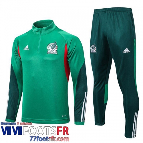 Survetement de Foot Mexique vert Homme 2022 2023 TG566