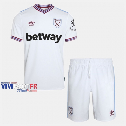 Ensemble Maillot West Ham United Enfant Exterieur 2019-2020 Personnalisé :77Footfr