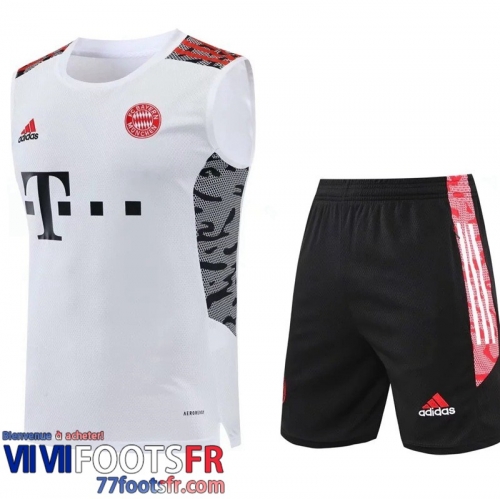 Sans manches Bayern Munich Blanc Homme 2022 2023 PL486