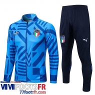 Veste Foot Italie bleu Homme 2022 2023 JK604