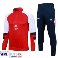 Survetement de Foot Arsenal rouge Homme 2023 2024 A20