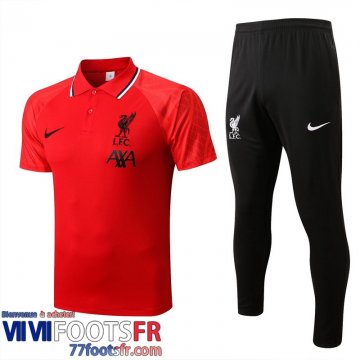 Polo foot Liverpool rouge Homme 2022 2023 PL558