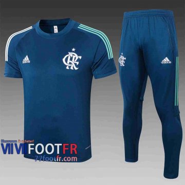 77footfr Survetement Foot T-shirt Flamengo saphir 2020 2021 TT03