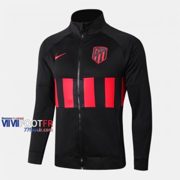 Boutique Veste Foot Atletico Madrid Noir/Rouge 2019/2020 Nouveau Promo