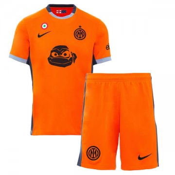 Ninja Maillot de Foot Inter Milan Third Enfant 2023 2024