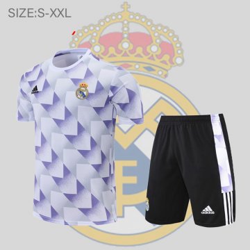 Survetement Foot Real Madrid Costume Manche Courte 2022 2023