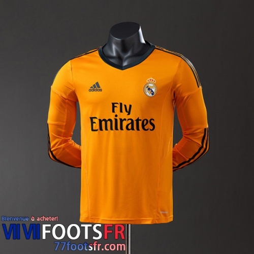 Retro Maillot De Foot Real Madrid Third Homme Manche Longue 13 14 FG1033