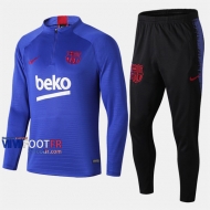 Destockage Ensemble Survetement Foot FC Barcelone Bleu 2019/2020 Nouveau