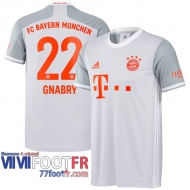 Maillot de foot Bayern Munich Serge Gnabry #22 Exterieur 2020 2021