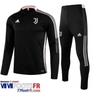 Kits: Survetement de Foot Juventus le noir Enfant 2021 2022 TK111