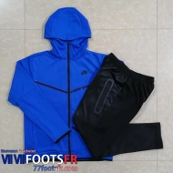 Veste Foot - Sweat A Capuche Sport bleu Homme 2022 2023 JK416