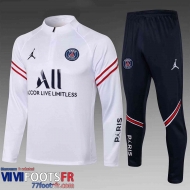 Survetement Foot PSG Enfant bleu 2021 2022 TK49