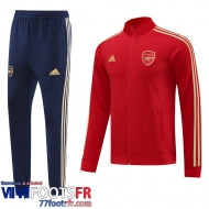 Veste Foot Arsenal rouge Homme 2023 2024 JK738