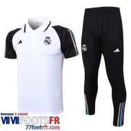 Polo foot Real Madrid Blanc Homme 2023 2024 PL698