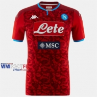 Nouveau Flocage Maillot De Foot Gardien SSC Naples Homme Rouge 2019-2020 Personnalisé :77Footfr