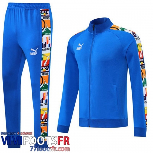 Veste Foot Sport bleu Homme 2022 2023 JK368