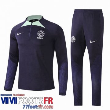 Survetement de Foot Inter Milan bleu marine Homme 2022 2023 TG573