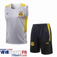Sans manches Dortmund BVB blanc Homme 21 22 PL235