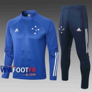 Survetement Foot Cruzeiro 2020 2021 Bleu clair Grande taille