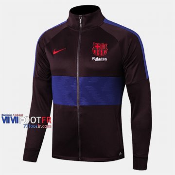 Boutique Veste Foot Barcelone FC Pourpre/Bleu 2019/2020 Nouveau Promo