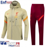 Veste Foot Liverpool Jaune Enfant 21 22 TK210