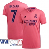 Maillot de foot Real Madrid Eden Hazard #7 Exterieur 2020 2021