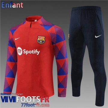 KIT: Survetement de Foot Barcelone rouge Enfant 2023 2024 TK674