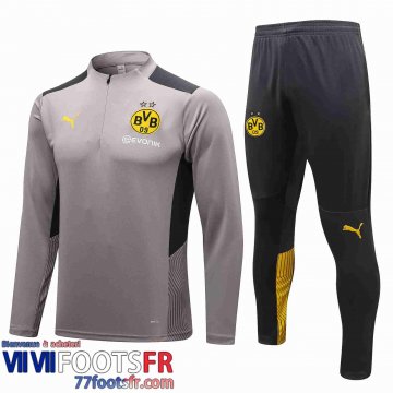 Survetement de Foot Dortmund BVB gris Homme 21 22 TG170