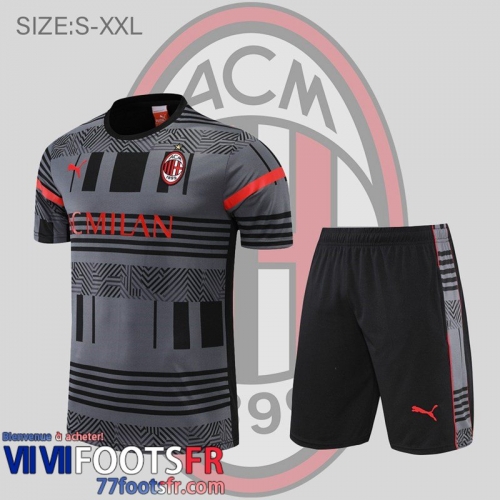 T-Shirt AC Milan gris Homme 2022 2023 PL588